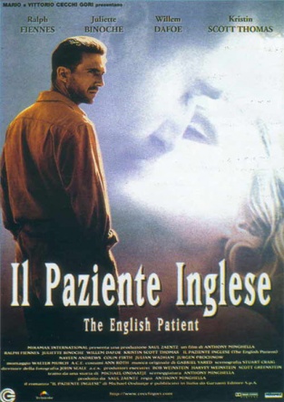 Locandina italiana Il paziente inglese 
